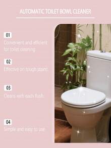 Toilet Cleaning Tablets, Effective For Removing Stubborn Stains, Convenient For Household Daily Cleaning - 固體 - 查看 6