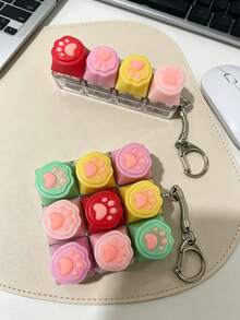 1个猫爪键盘按键玩具，缓解压力，适用于机械键盘，可作钥匙扣，办公放松用品 - 包包飾 - 查看 6