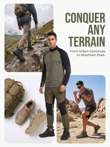 Giày thể thao chạy bộ, giày đạp xe tập luyện, giày leo núi lưới ESDY Outdoor, giày thoáng khí và thoải mái, giày thể thao đa năng ESDY Outdoor, chống trượt và chống mài mòn, giày chạy bộ cổ thấp, giày leo núi, đạp xe, giày casual đa năng dành cho nam. - màu đen - Xem 4
