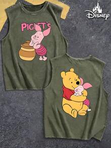 Disney Canotte da uomo - Verde militare - Visualizzare 1