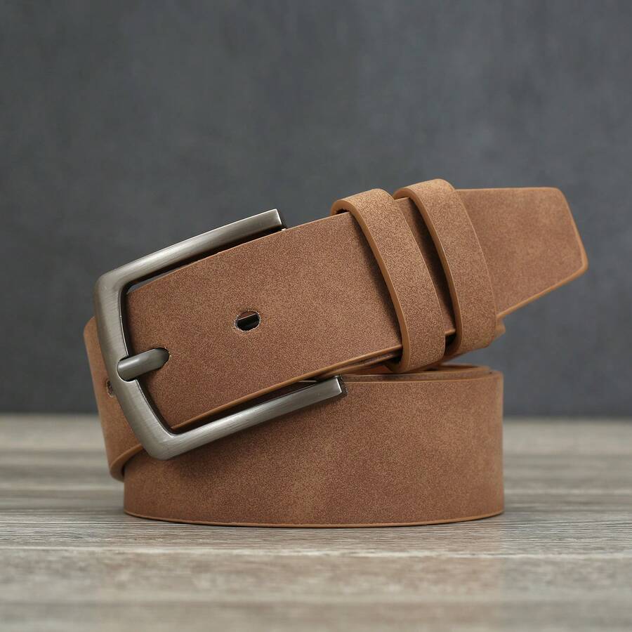 1 chiếc thắt lưng da PU mờ, đa năng, phù hợp cho cả công sở và thường ngày. - Nhiều màu - Xem 1