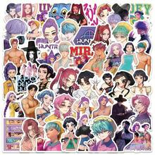 50张/500张 K-Pop 女团贴纸套装 - 色彩鲜艳的防水涂鸦贴纸，适合作为复活节、情人节和新年礼物，也可用于房间装饰、个性化学习用品和水瓶装饰。 - 彩色 - 查看 9