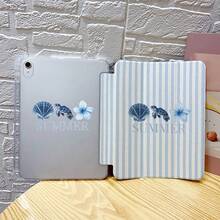 1 chiếc ốp lưng máy tính bảng in hình bãi biển mùa hè, có khe cắm bút, chân đế từ tính đa góc và chức năng tự động tắt/mở màn hình, tương thích với iPad Pro/Air, , Pad 5/6/7, Oppo Pad, Matepad, Vivo Pad, Honor Pad. - Nhiều màu - Xem 7