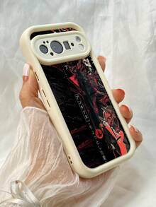 NR70 ダークサムライ神話スケルトンオギー,対応するPixel 10 9 8 Pro 9A 8A ケース、対応するiPhone17 16 15 14 13 12 11 Pro Max 7 8 16 15 14 Plus 16e 17e 17 Air ケース、フルカメラ保護ソフト TPU ケース、キャンディカラーエンジェルアイラダーマットシリコン肌に優しいタッチフォンケースカバー（女性＆女の子向け） - ホワイト - チェックする 6