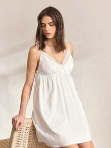 Ocili Camisola de unicolor para mujer - Blanco - Ver 2