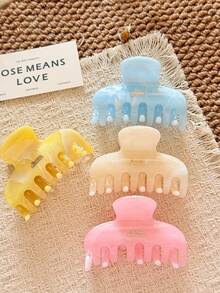 Bộ 4 kẹp tóc hình chữ cái bằng xương, màu vân đá cẩm thạch 9cm, bóng mượt, tươi tắn và mềm mại, rực rỡ, ngọt ngào, phù hợp cho bãi biển, búi tóc, tiệc tùng, trà chiều, dã ngoại và các trang phục mùa hè khác, phụ kiện bãi biển thiết yếu, lễ hội, tiệc tùng. - Nhiều màu - Xem 3