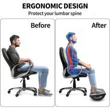 Ergonomic Office Desk Footrest - Swivel Foot Massage Rocker With Wheels - Leg Support For Office Chair - Suitable For Long-Time Sitting - Multicolor - View 7