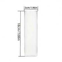 3/5pcs Plastic Cylinder Vase Set, High Transparency, Suitable For Parties, Gatherings, Home Decor, Weddings, And Holiday Gifts, Transparent, Festive Tableware, Party Decorations, Bohemian Style, Minimalist Decor - Multicolor - View 5