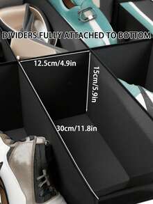 2 Pack Sturdy Under Bed Shoe Storage Organizers, Fit Total 24 Pairs, Large Underbed Closet Shoes Box Container Bag With Clear Cover, Breathable, 29.3x23.6x5.9 Inches(Except For Men's Sports Shoes) - View 9