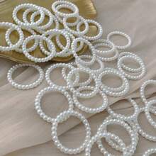 10/20pcs 38Mm Acrylic Pearlescent Round DIY Circle Large Circle Mobile Phone Case Glue Baroque Jewelry Additions DIY Party Gift - Multicolor - View 5