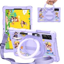 10.1 Inch Android Tablet Case For Callsky-Tab 10.1 Inch Cpad 10/Aiprotablet C20e/Moderness MB1001/ECOPAD 10.1/BYYBUO A10/ONN 10.1" Tablets For M40 10.1 Inch/Tablets For M40 Pro10.1 Inch/Tablets For P20HD 10.1 Inch/Tablets For P30 10.1 Inch - Mauve Purple - View 9