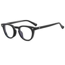 1 Pair Retro Classic Round Frame Decorative Glasses - Clear - View 9
