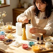 Khuôn nến hình kem, khuôn hình ốc quế, khuôn làm đồ thủ công mỹ nghệ bằng đất sét, khuôn làm nến thơm. - Kem - Xem 3
