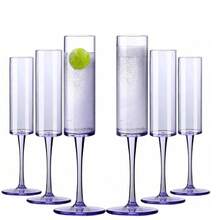 Ly sâm panh acrylic không vỡ 5,5oz, ly martini nhựa tái sử dụng - Hoàn hảo cho sâm panh, cocktail và món tráng miệng. - Xem 5