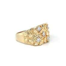 14k Gold Plated Nugget Ring (D) - 1 - Xem 1
