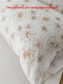 1 buah Sarung Bantal Model Amplop, 100% Kain Poliester, Tekstur Kerut, Pola Timbul, Sangat Lembut, Tanpa Isian, Cocok Untuk Kamar Tidur, Hotel, Asrama - MultiWarna - View 5