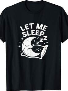 Let Me Sleep - T-Shirt - Black - View 8