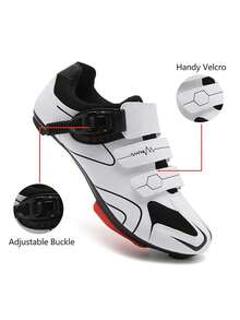Giày đạp xe đường trường SPD Unisex thoáng khí, chống trượt, chống mài mòn, giày đạp xe ngoài trời chuyên nghiệp, giày đạp xe nam thoáng khí, đế cứng, giày đạp xe đường trường SPD dành cho nữ. - trắng - Xem 8