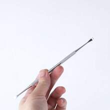 不锈钢双头牙签刮刀，牙科工具，牙签清洁工具，牙齿清洁辅助工具，牙齿清洁，不锈钢双头清洁工具，宠物牙齿清洁工具套装，适用于宠物和成人 - 彩色 - 查看 3