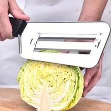 2pcs/Set Double-Blade Vegetable Knife, Slicer, Cabbage Shredder, Peeler, Small Kitchen Tools, Fruit & Vegetable Cutter - Multicolor - View 4