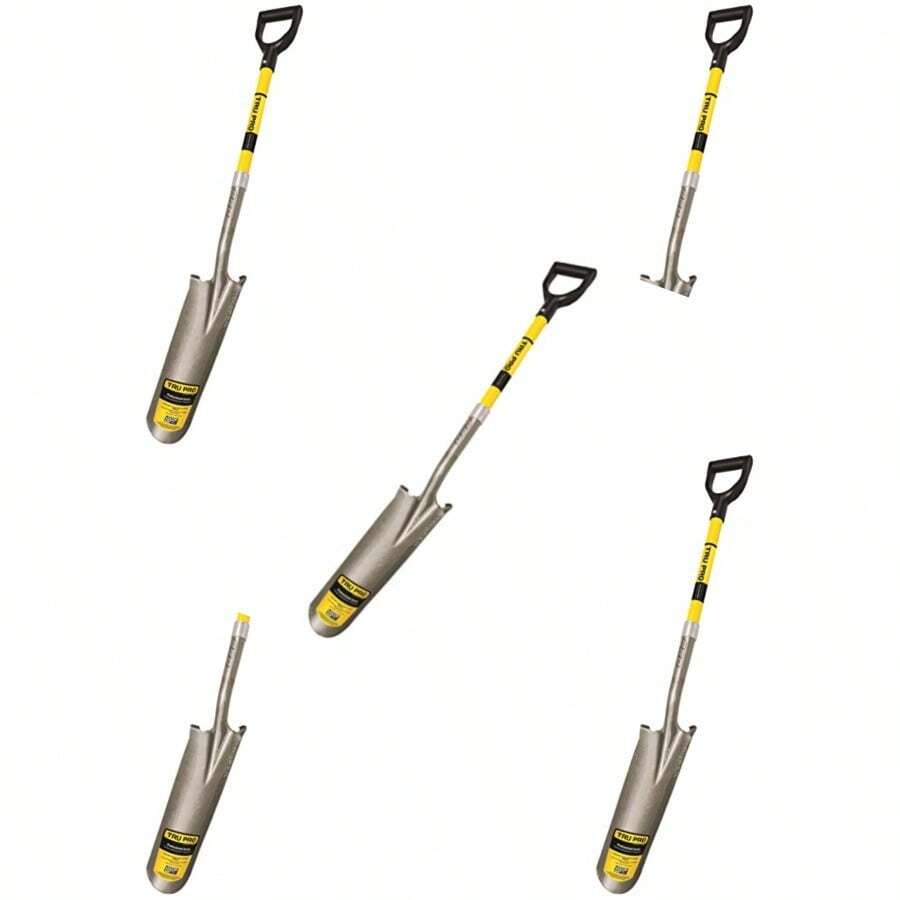 31285 Tru Pro 16-Inch Drain Spade With Fiberglass D-Handle - Fiberglass - View 1