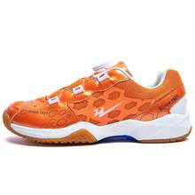 Giày tennis cổ thấp unisex nhẹ, thoáng khí, thời trang cổ điển, chống trượt, bền bỉ, thiết thực cho học sinh, thanh thiếu niên tập luyện ngoài trời. - trái cam - Xem 8
