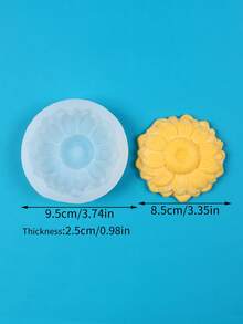 1 khuôn silicon hình hoa, khuôn silicon làm sô cô la, thích hợp để trang trí bánh ngọt và bánh cupcake, kẹo và pudding. - Nhiều màu - Xem 13