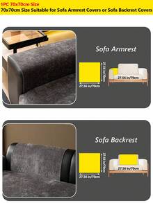 1 chiếc đệm sofa mềm mại, thân thiện với da, có thể giặt máy, chống trượt, dùng được cả bốn mùa, chống trầy xước do thú cưng. - Nhiều kiểu dáng - Xem 34