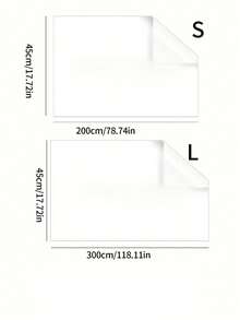 Removable Electrostatic Whiteboard Sticker, Reusable Dry Erase Drawing Film, No-Adhesive Graffiti Board For Kids, Home Classroom Learning Decor - White - View 6