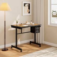 Home Office Desks - Brown - View 4