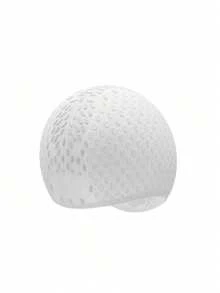 1pc Adult Silicone Swim Cap, Solid Color, High Elasticity, Hair Protection, Swimming Pool Accessories - Multiple Styles - View 14