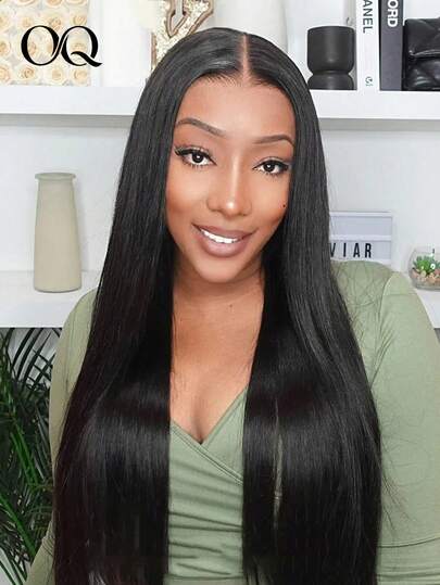OQ Tóc giả không cần keo, kiểu tóc thẳng, làm từ tóc người thật, kích thước 9x6 HD Skin Zip Zag, đã được cắt sẵn phần ren phía trước, có nút thắt tẩy trắng, mật độ 180%, chiều dài 18-22 inch, đường chân tóc đã được tỉa sẵn. Chất liệu tóc trông tự nhiên, màu tự nhiên, giao hàng nhanh chóng, quà tặng, phong cách tự nhiên, boho, quyến rũ, sang trọng, thanh lịch, phù hợp mặc hàng ngày, dự tiệc, sự kiện, đám cưới, thường ngày, lễ hội, kỳ nghỉ, thoải mái, tươi mới, cá tính, sạch sẽ, mềm mại, cổ điển, phong cách cuối tuần, thư giãn, tươi mới dành cho phụ nữ.
