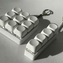 1pc Keyboard-Style Stress Relief Toy, Key Pendant, Adult Time Killer Gift To Relieve Stress - Multicolor - View 4