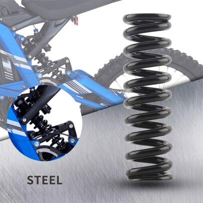 Lò xo giảm xóc sau xe máy 550LBS, chịu tải nặng, bền bỉ, phụ tùng độ chế dành cho xe mô tô địa hình Surron Sur Ron Light Bee.