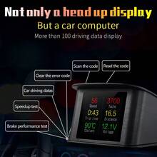 2.2 Inch LCD OBD Digital Gauge Head-Up Display P10 For Automotive - A - View 10