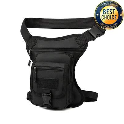 Multifunctional Motorcycle Drop Leg Bag Camo Waterproof Waist Pack Outdoor Portable Travel Hiking Pouch