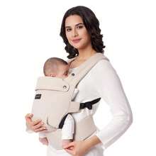 Momcozy حامل الأطفال من موكوزي للرضع والأطفال الصغار - إرجونوميك، مريح وخفيف الوزن، مناسب للأطفال من 3 إلى 20 كجم، سهل التركيب - كاكي - مشاهدة 5