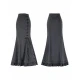 Gray Fishtail Skirt