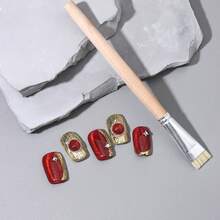 Cọ vẽ móng đầu to, bút vẽ móng, cọ kẻ viền, cọ vẽ tranh sơn dầu, cọ vẽ, cọ lông lợn rừng, cọ lông cứng, cọ làm sạch chất liệu giày, cọ quét keo, cọ gỗ dài - Nhiều màu - Xem 10