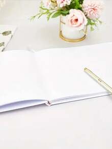 Personalized Landscape Wedding Guest Book, Customized Wedding Memorial Photo Album, Mr. & Mrs. Signature Book, Warm Atmosphere, Autumn Decor, Eternal Love - Multicolor - View 6
