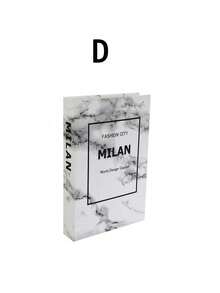1 cuốn sách trang trí giả cổ sang trọng, nhiều họa tiết, sách trang trí phong cách Bắc Âu tối giản thời trang để bàn, trang trí nhà hiện đại, phù hợp cho quán cà phê, khách sạn, nhà ở, văn phòng, phòng trưng bày, đạo cụ trang trí phong cách Bắc Âu cho chụp ảnh, quay phim, phát trực tiếp. - Sách trang trí - Xem 16