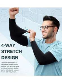 4 đôi ống tay nén thể thao thoáng mát unisex - Nhiều màu - Xem 9