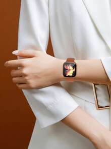 2 Packs Brown Sporty Casual Watch Cases, Compatible With Apple Watch Cases Of 40mm, 41mm, 42mm, 44mm, 45mm, 46mm, And 49mm Sizes. Features A Unibody Design With Shock-Resistant And Scratch-Resistant Hard PC Material And Tempered Glass Screen Protector. Compatible With Apple Watch Series Ultra/11/10/9/8/7/6/5/4/SE. Suitable For Men And Women's Smartwatches. - Brown + Brown - View 6