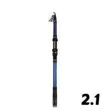 Lerutwis 1 Cần câu cá thu gọn 1.8M-3.0M, có thể tháo rời, kèm máy câu, tay cầm hợp kim, sợi thủy tinh chắc chắn, không gãy, cần câu cá chép đa năng, cần câu quay di động, dụng cụ câu cá. - Nhiều màu - Xem 4