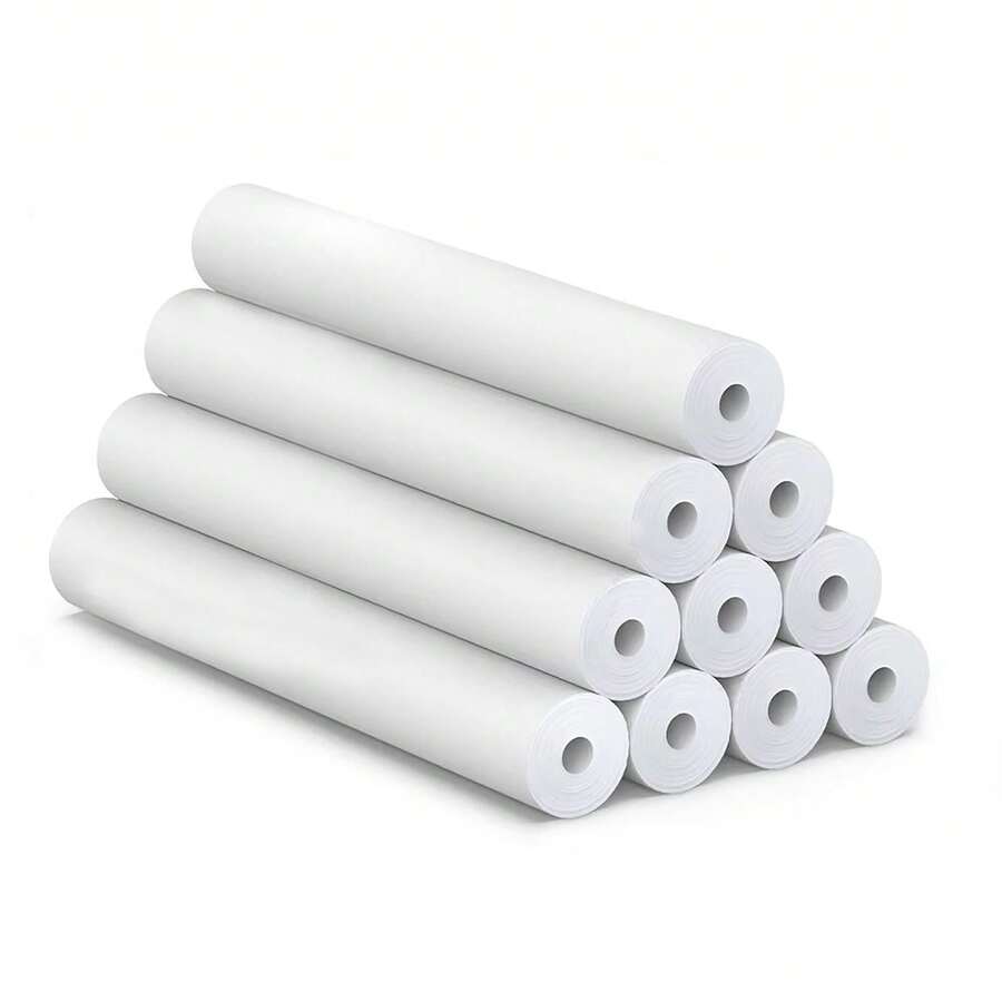 2/4/6/8/10 Rolls A4 Quick-Dry Thermal Paper For Portable Printer,Thicker Brighter And The Font Is Clearer To Make The Printing Quality Better - Set - View 1