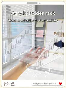 1 Bộ Giá Để Bàn Trong Suốt Bằng Acrylic, Giá Để Điện Thoại, Giá Để Phấn Mắt, Sơn Móng Tay, Giá Trưng Bày Phấn Bông, Giá Đựng Đồ Trang Điểm cho Phòng Ngủ Bé Gái, Đồ Dùng Lưu Trữ Gia Đình, Vật Dụng Lưu Trữ - Trong sáng - Xem 3