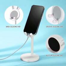 1pc Cute Rabbit Adjustable Desktop Phone Holder, Suitable For All Phones, Adorable Phone Stand, Phone Accessory, Workspace Decor, Rabbit Design, Fun Decoration School Supplies - Multicolor - View 7
