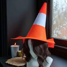 Mũ nón giao thông gấp gọn mới, mũ hình bồn cầu Halloween, mũ hình nón, mũ hóa trang unisex. - Nhiều màu - Xem 2