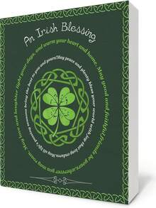 Irish Blessing Sign, St. Patrick's Day Wooden Box Sign, Irish Blessing Decoration, St. Patrick's Day Ornt, St. Patrick's Day Wooden Block Sign, Suitable For Home Office Desk Shelf Decoration, 5x5 Inches (One)Bathroom Deccor,Office Decor,Room Decor,Home Décor - 1PC - Xem 1