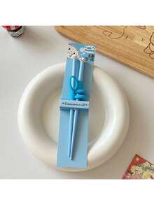 1 Pair Sanrio Characters Polyresin Learning Chopsticks, Cute Kuromi & For My Melody Design, Educational Tableware - View 14